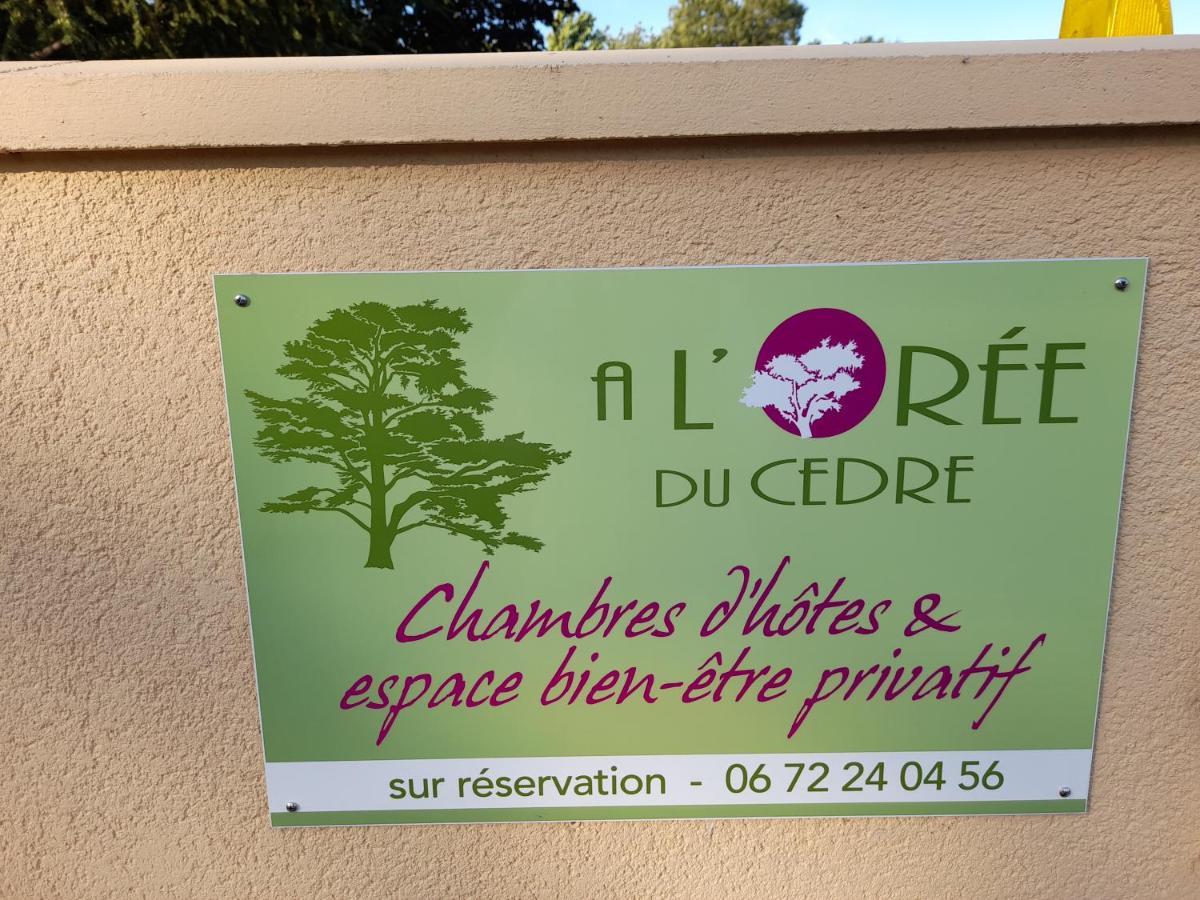 A L'Oree Du Cedre Pouzauges Exterior foto